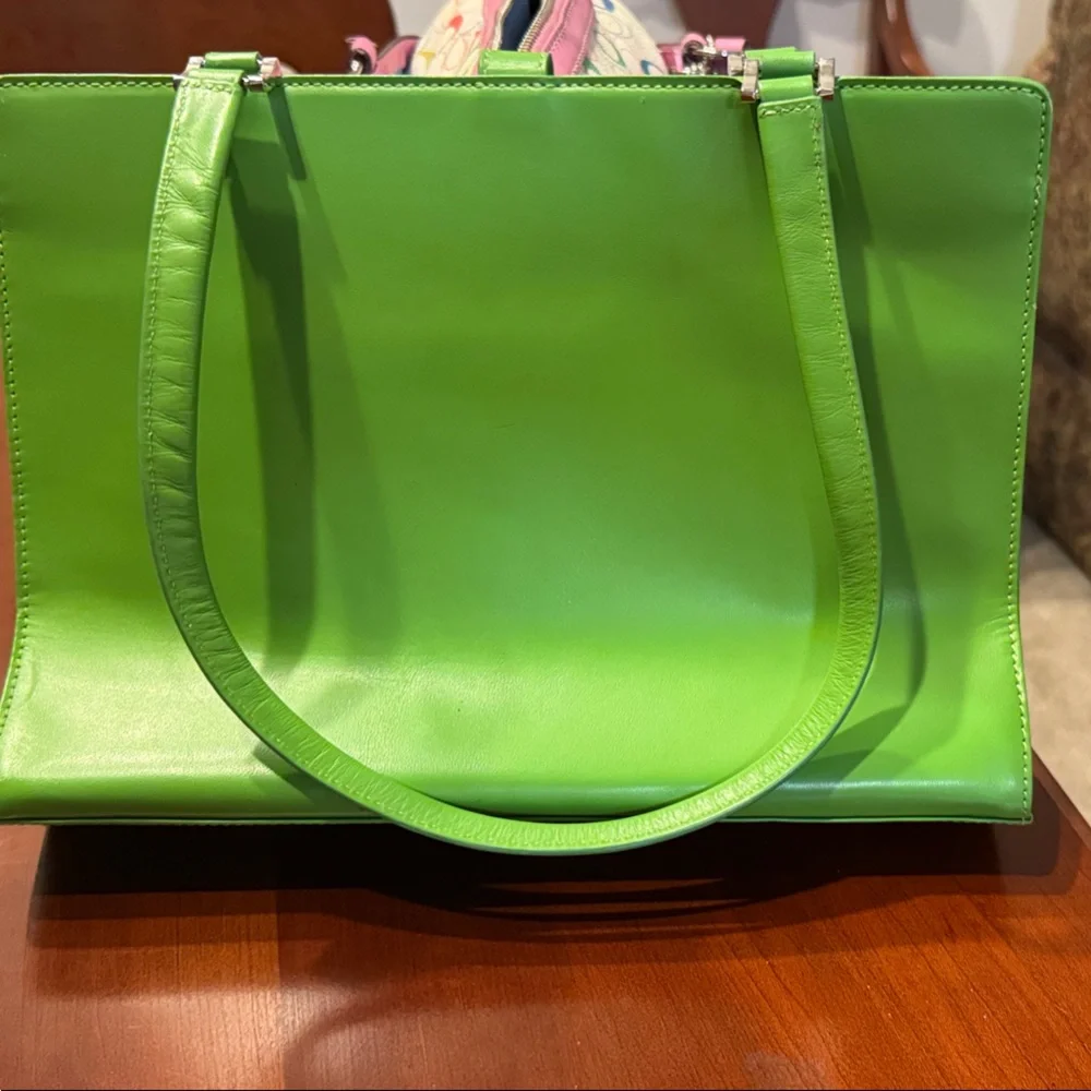 Green Leather Women's Bag